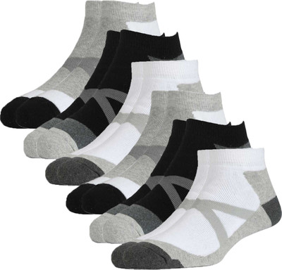 HICODE Men Self Design Ankle Length(Pack of 6)