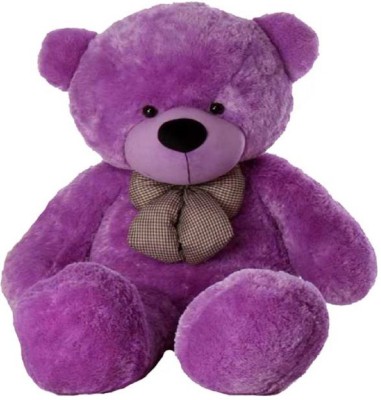 Pocketfriendly 4 Feet long Soft Cute Teddy Bear For Gift & Other  - 120.119 cm(Purple)