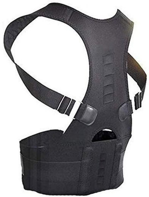 V K ZONE Real Doctor Posture Corrector, Shoulder Back Support Belt Men a Posture Corrector(Black)