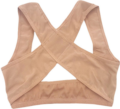 FUTABA Women Adjustable Back Support Belt Posture Corrector Brace-Beige-XXL Posture Corrector(Beige)