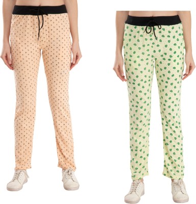 IndiWeaves Printed Women Multicolor Track Pants