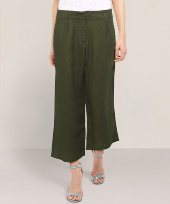 Annabelle by Pantaloons Regular Fit Women Green Trousers