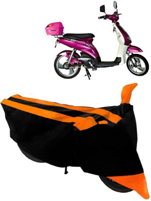 AutoKick Two Wheeler Cover for Avon(E Lite, Orange)