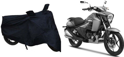 Mdstar Waterproof Two Wheeler Cover for Suzuki(Intruder, Black)