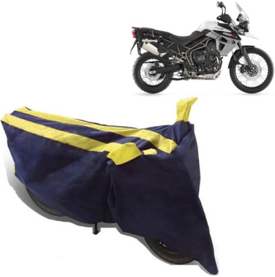 AutoKick Two Wheeler Cover for Triumph(Tiger 800 XCA, Yellow)