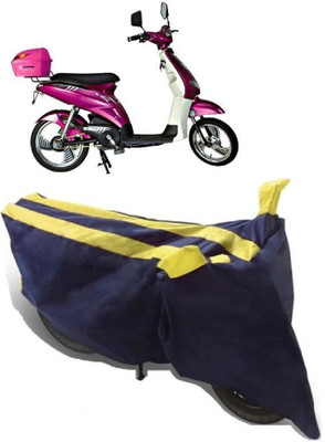 Elegance Two Wheeler Cover for Avon(E Lite, Yellow, Black)