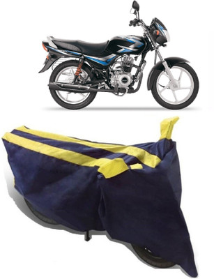 AutoKick Two Wheeler Cover for Bajaj(CT100, Yellow)