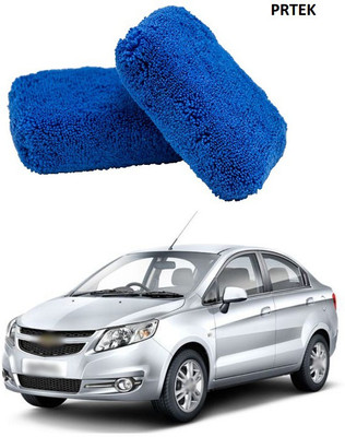 PRTEK Microfiber Vehicle Washing  Cloth(Pack Of 2)