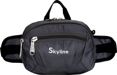 SKYLINE Men's Waist Pouch Cum Sling Bag For Travelling(S-1605-G) Waist Pouch(Grey)