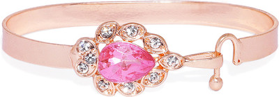 Mahi Alloy Crystal Gold-plated Bracelet