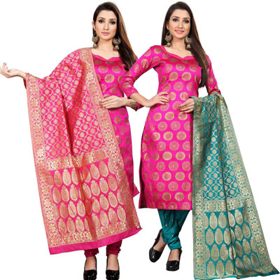 Kashvi Jacquard Self Design Salwar Suit Material