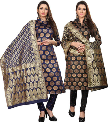 ANAND Jacquard Self Design Salwar Suit Material