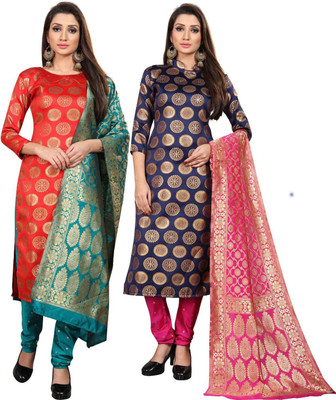 Kashvi Jacquard Self Design Salwar Suit Material