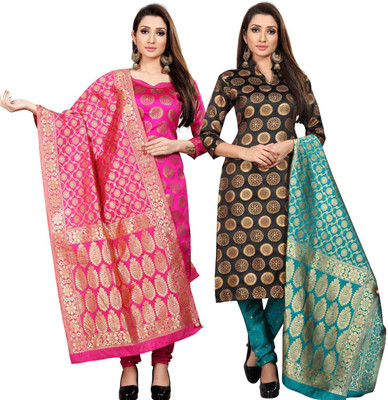 Kashvi Jacquard Self Design Kurta & Churidar Material