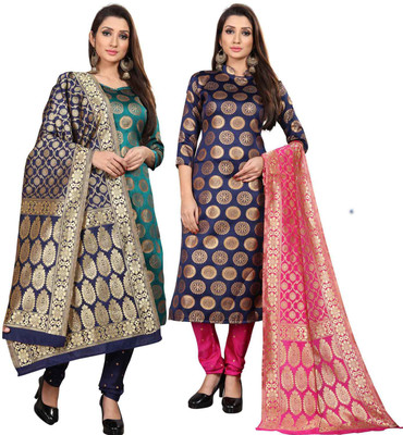 Kashvi Jacquard Self Design Salwar Suit Material