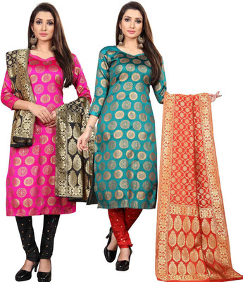 Kashvi Jacquard Self Design Salwar Suit Material
