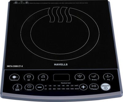 HAVELLS INSTA COOK ET-X Induction Cooktop(Black, Push Button)