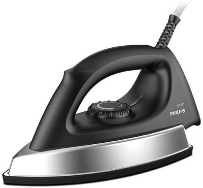 PHILIPS Dry Iron GC181/80 |1000 W With Indicator Light iron 1000 W Dry Iron(Black)
