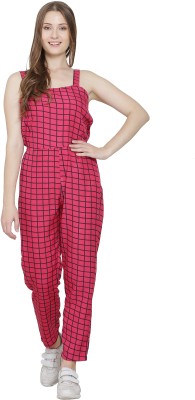 USA Fantasy Checkered Women Jumpsuit