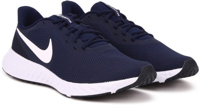 Nike REVOLUTION 5 Running Shoes For Men(Navy)