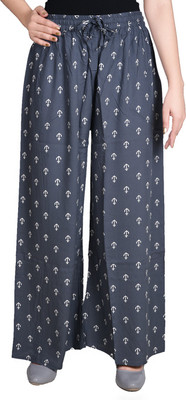 Aawari Flared Women White, Grey Trousers