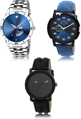 REMIXON New latest Designer Combo of 3 Analog Watch  - For Men
