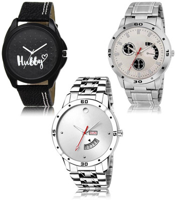 SWIFFIN New latest Designer Combo of 3 Analog Watch  - For Men