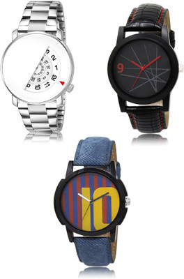 REMIXON New latest Designer Combo of 3 Analog Watch  - For Men