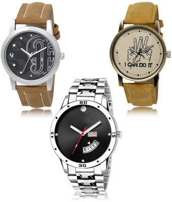 FERRIZZO New latest Designer Combo of 3 Analog Watch  - For Men