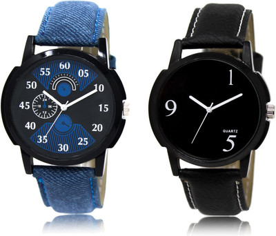 SWIFFIN New Latest Designer Combo of 2 Analog Watch  - For Men