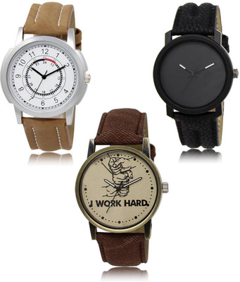 SWIFFIN New latest Designer Combo of 3 Analog Watch  - For Men