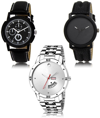 SWIFFIN New latest Designer Combo of 3 Analog Watch  - For Men