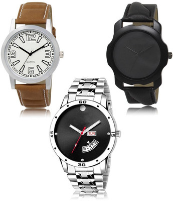 FERRIZZO New latest Designer Combo of 3 Analog Watch  - For Men