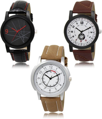 FERRIZZO New latest Designer Combo of 3 Analog Watch  - For Men