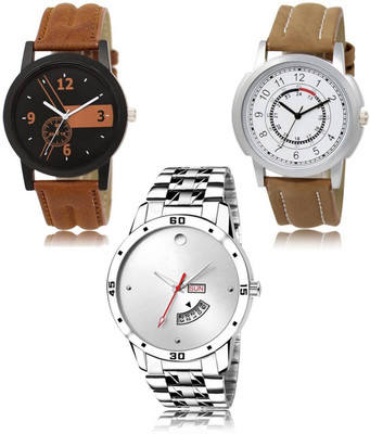 FERRIZZO New latest Designer Combo of 3 Analog Watch  - For Men