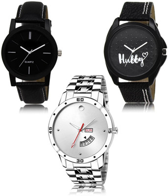 SWIFFIN New latest Designer Combo of 3 Analog Watch  - For Men