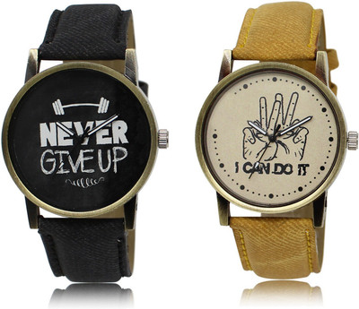 FERRIZZO New Latest Designer Combo of 2 Analog Watch  - For Men
