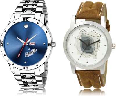 SWIFFIN New Latest Designer Combo of 2 Analog Watch  - For Men