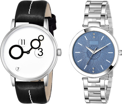 SPLAZOS Analog Premium Quality Best Set Of Two Analog Watch  - For Couple