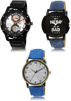 FERRIZZO New latest Designer Combo of 3 Analog Watch  - For Men