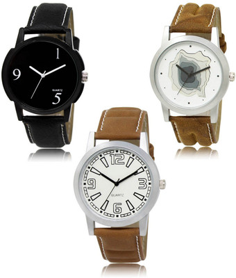 FERRIZZO New latest Designer Combo of 3 Analog Watch  - For Men