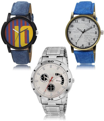 SWIFFIN New latest Designer Combo of 3 Analog Watch  - For Men