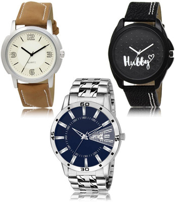 FERRIZZO New latest Designer Combo of 3 Analog Watch  - For Men