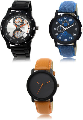 FERRIZZO New latest Designer Combo of 3 Analog Watch  - For Men