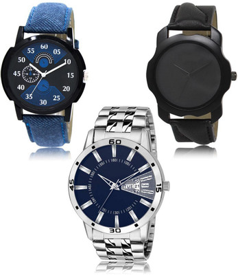SWIFFIN New latest Designer Combo of 3 Analog Watch  - For Men