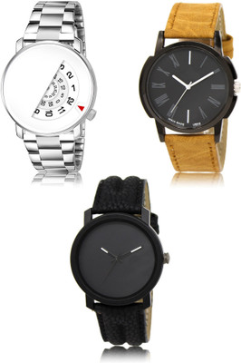 REMIXON New latest Designer Combo of 3 Analog Watch  - For Men