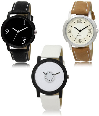 FERRIZZO New latest Designer Combo of 3 Analog Watch  - For Men