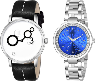 SPLAZOS Analog Premium Quality Best Set Of Two Analog Watch  - For Couple