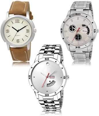 SWIFFIN New latest Designer Combo of 3 Analog Watch  - For Men