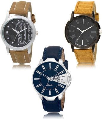 FERRIZZO New latest Designer Combo of 3 Analog Watch  - For Men